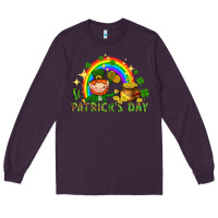 Plum St. Patrick's Day Elf with elements Long Sleeve Tee - HowdyJamesFarm