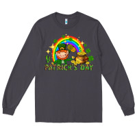 Smoke St. Patrick's Day Elf with elements Long Sleeve Tee - HowdyJamesFarm