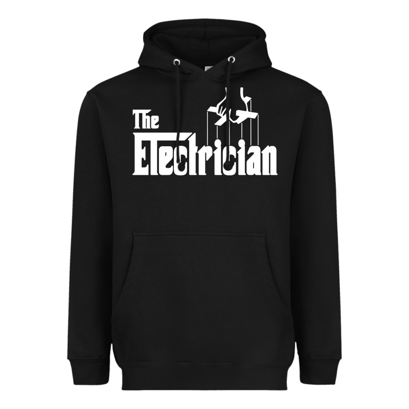 The Electrician The Godfather Parody Design Hipste Heavyweight Hoodie by PixelWave | Teevron