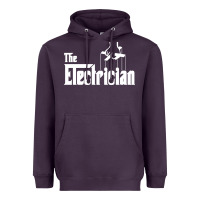 Plum the electrician the godfather parody design hipste Heavyweight Hoodie - PixelWave