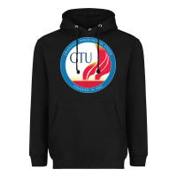 Black graduate, theological, education (GTU) Heavyweight Hoodie - PixelWave