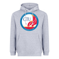 Heather Grey graduate, theological, education (GTU) Heavyweight Hoodie - PixelWave