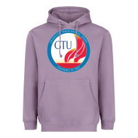 Lavender graduate, theological, education (GTU) Heavyweight Hoodie - PixelWave