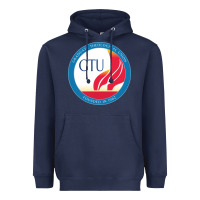 Navy graduate, theological, education (GTU) Heavyweight Hoodie - PixelWave