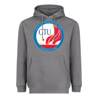 Storm graduate, theological, education (GTU) Heavyweight Hoodie - PixelWave