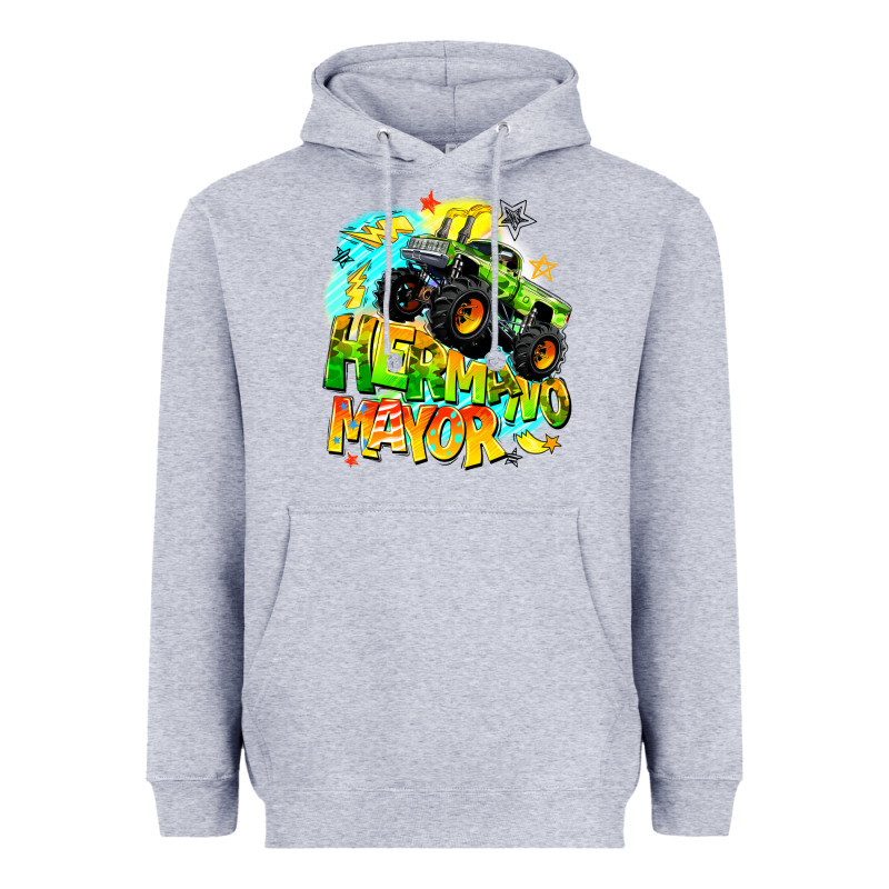 Hermano Mayor Heavyweight Hoodie by BarkalooDesign | Teevron
