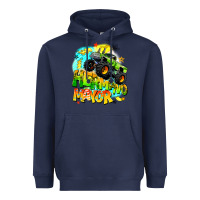 Navy hermano mayor Heavyweight Hoodie - BarkalooDesign