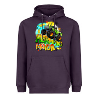 Plum hermano mayor Heavyweight Hoodie - BarkalooDesign
