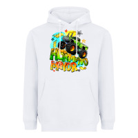 White hermano mayor Heavyweight Hoodie - BarkalooDesign