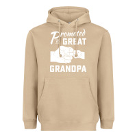 Mushroom Promoted to Great Grandpa Heavyweight Hoodie - PixelWave