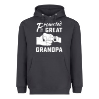 Smoke Promoted to Great Grandpa Heavyweight Hoodie - PixelWave