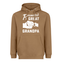 Toasted Coconut Promoted to Great Grandpa Heavyweight Hoodie - PixelWave