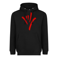 Black asl (american sign language) tshirt  i love you classic Heavyweight Hoodie - PixelWave