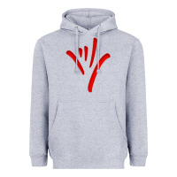 Heather Grey asl (american sign language) tshirt  i love you classic Heavyweight Hoodie - PixelWave