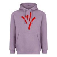 Lavender asl (american sign language) tshirt  i love you classic Heavyweight Hoodie - PixelWave