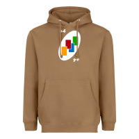 Toasted Coconut Uno Card Game Draw Four Heavyweight Hoodie - PixelWave