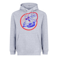 Heather Grey cool whip vintage design   80s aesthetic Heavyweight Hoodie - PixelWave