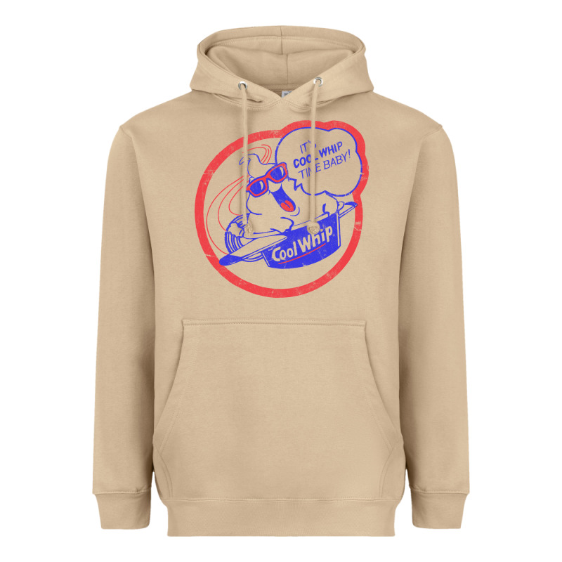 Cool Whip Vintage Design   80s Aesthetic Heavyweight Hoodie by PixelWave | Teevron