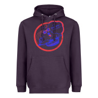 Plum cool whip vintage design   80s aesthetic Heavyweight Hoodie - PixelWave