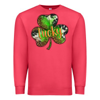 Cardinal st. patricks day lucky shamrock Premium Sweatshirt - BarkalooDesign