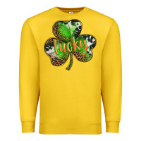 Lemon st. patricks day lucky shamrock Premium Sweatshirt - BarkalooDesign