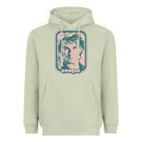 Matcha patrick swayze retro 80s fan aesthetic design Heavyweight Hoodie - PixelWave