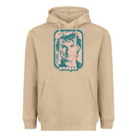 Mushroom patrick swayze retro 80s fan aesthetic design Heavyweight Hoodie - PixelWave