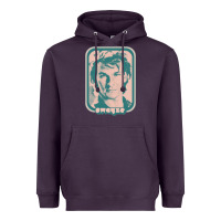 Plum patrick swayze retro 80s fan aesthetic design Heavyweight Hoodie - PixelWave