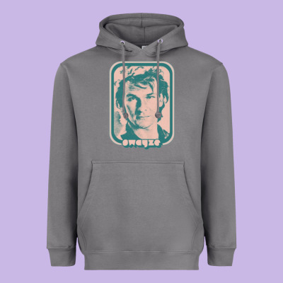 Patrick Swayze Retro 80s Fan Aesthetic Design Heavyweight Hoodie Designed By Pixelwave
