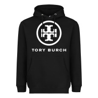 Black white burch tory Heavyweight Hoodie - PixelWave