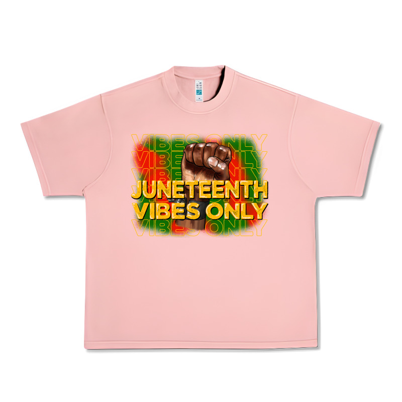 Juneteenth Vibes Only Urban Heavy Tee by CowGirlArtShop | Teevron