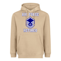 Mushroom military master sergeant air force retired t shirt Heavyweight Hoodie - PixelWave