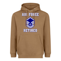 Toasted Coconut military master sergeant air force retired t shirt Heavyweight Hoodie - PixelWave