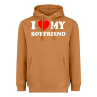 Meerkat I Love My Boyfriend T-Shirt Heavyweight Hoodie - PixelWave