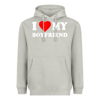 Moon Dust I Love My Boyfriend T-Shirt Heavyweight Hoodie - PixelWave
