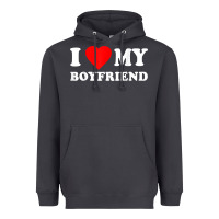 Smoke I Love My Boyfriend T-Shirt Heavyweight Hoodie - PixelWave