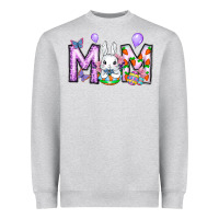 Heather Grey easter day mom Heavyweight Sweatshirt - CowhideDigitalArt