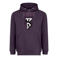 Plum Beartooths Heavyweight Hoodie - PixelWave