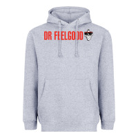 Heather Grey Dr. Feelgood Heavyweight Hoodie - PixelWave