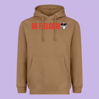 Dr. Feelgood Heavyweight Hoodie Designed By Pixelwave