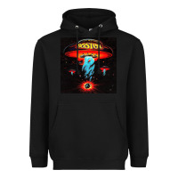 Black Boston Classic Heavyweight Hoodie - PixelWave