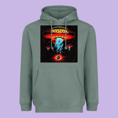 Boston Classic Heavyweight Hoodie Designed By Pixelwave