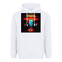 White Boston Classic Heavyweight Hoodie - PixelWave