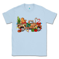 Dusty Blue gingerbread truck Classic Tee - texasbilliewilder
