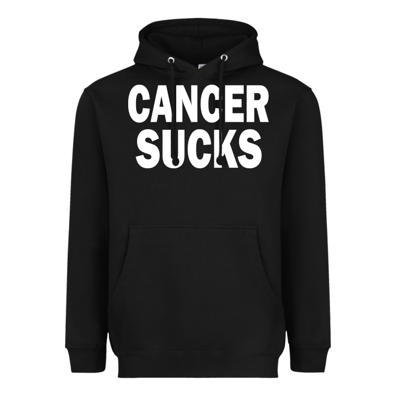 Cancer Sucks Heavyweight Hoodie by PixelWave | Teevron