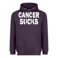 Plum cancer sucks Heavyweight Hoodie - PixelWave