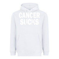 White cancer sucks Heavyweight Hoodie - PixelWave