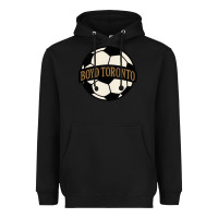 Black Boyd Toronto Soccer Heavyweight Hoodie - PixelWave