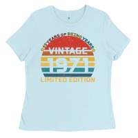 Baby Blue Vintage 1971 Limited Ladies Tee - Bettercallsaul
