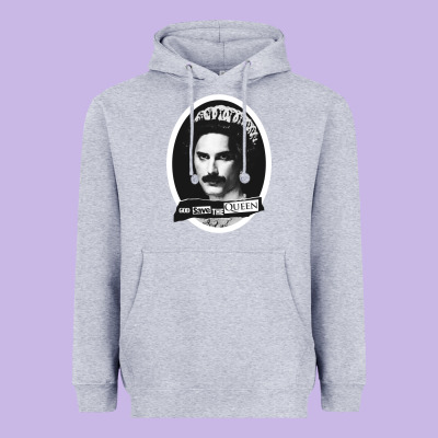 God Save The Quen King Music Heavyweight Hoodie Designed By Pixelwave